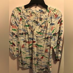 Crown & Ivy Beach Top